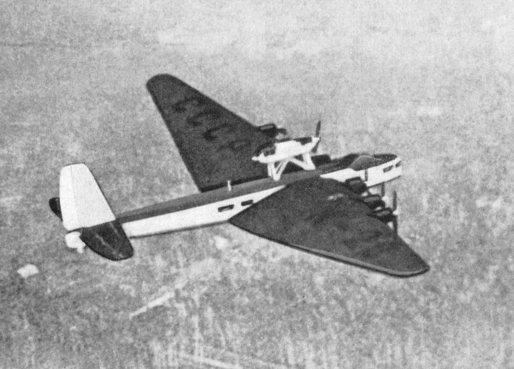 The Tupolev ANT-20 Maxim Gorky in flight