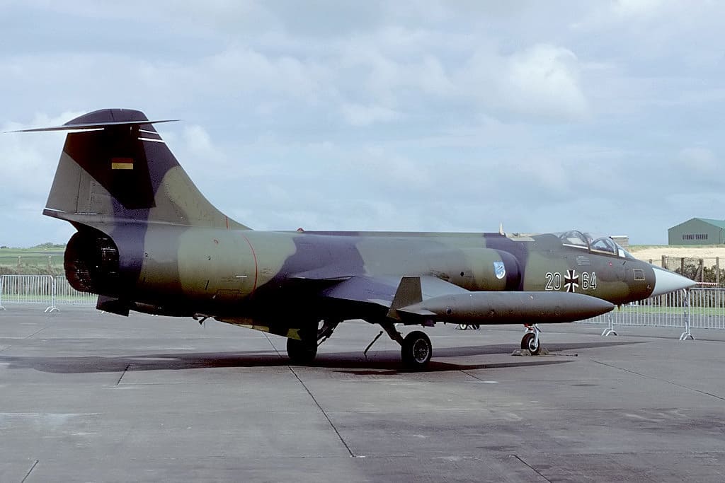 German Air Force F-104G Starfighter taking off