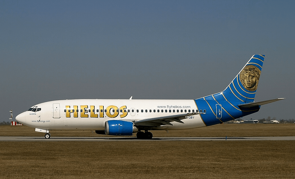 Helios Airways Boeing 737-300 5B-DBY at Prague in March 2005
