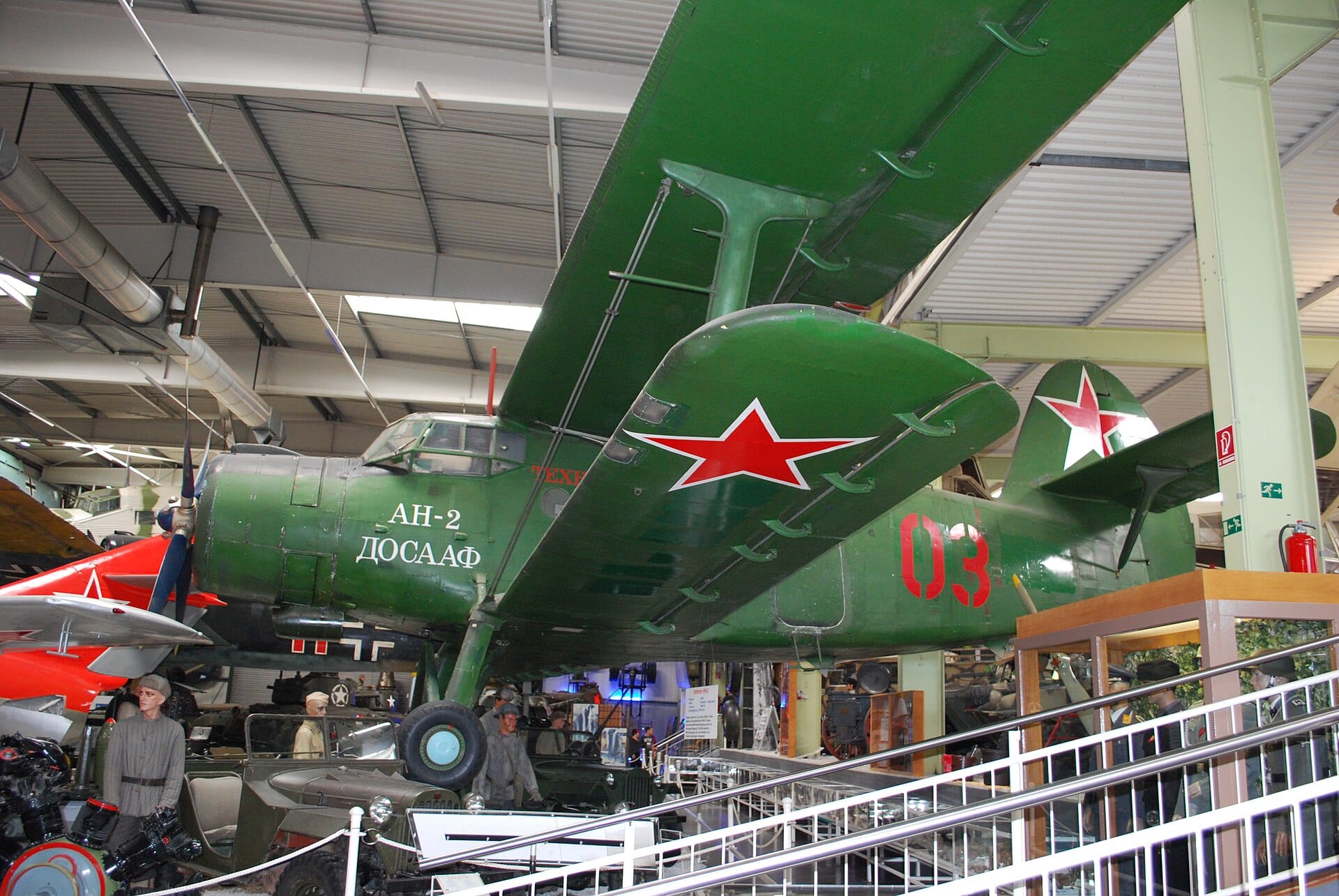 An Antonov An-2 Colt biplane