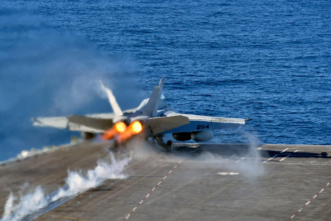 An F/A-18E Super Hornet launches from USS Nimitz — the F/A-XX will replace the Super Hornet as the Navy carrier fighter