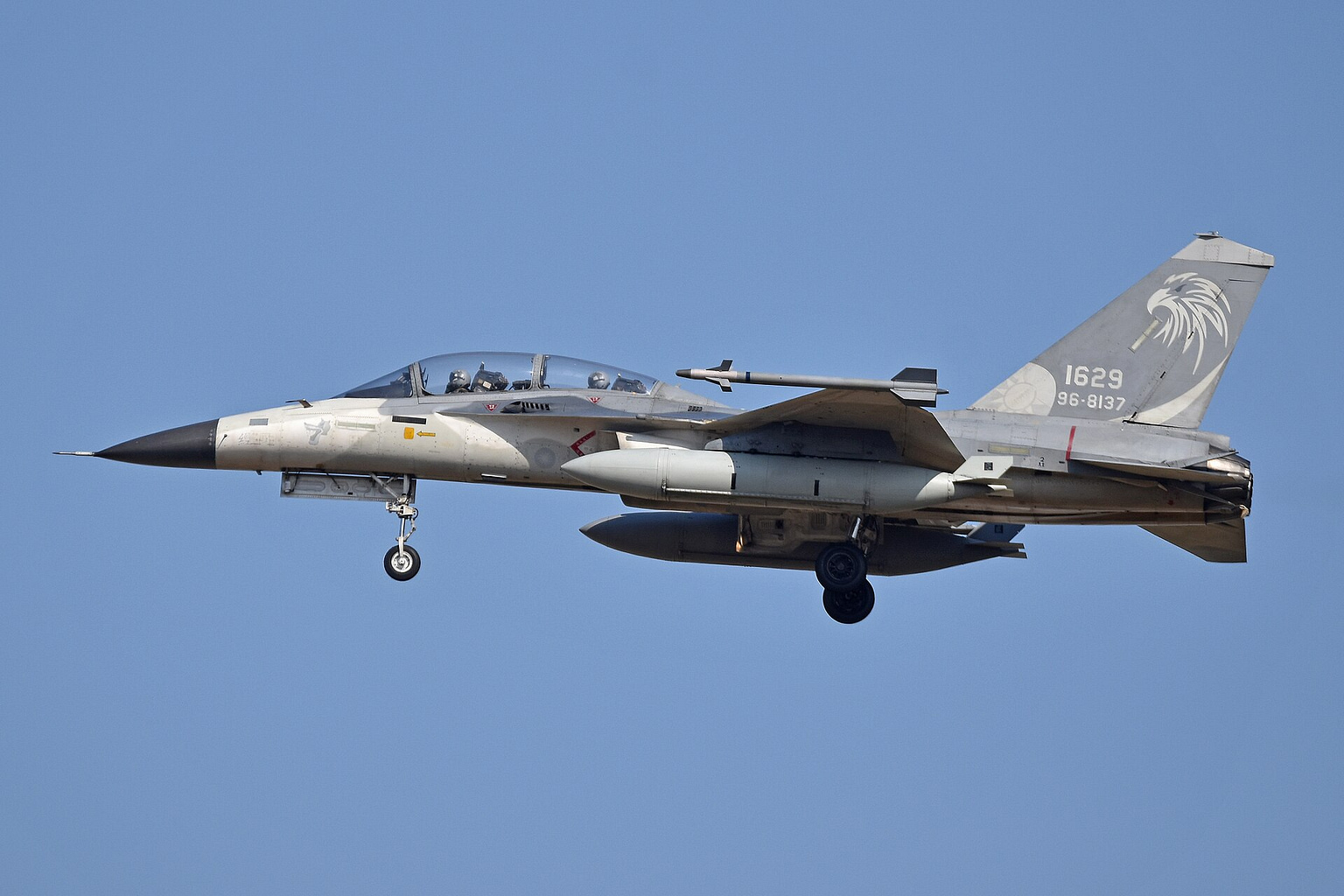 AIDC F-CK-1D Ching-Kuo, the two-seat MLU variant. Photo: HawkeyeUK / Wikimedia Commons (CC BY-SA 4.0).
