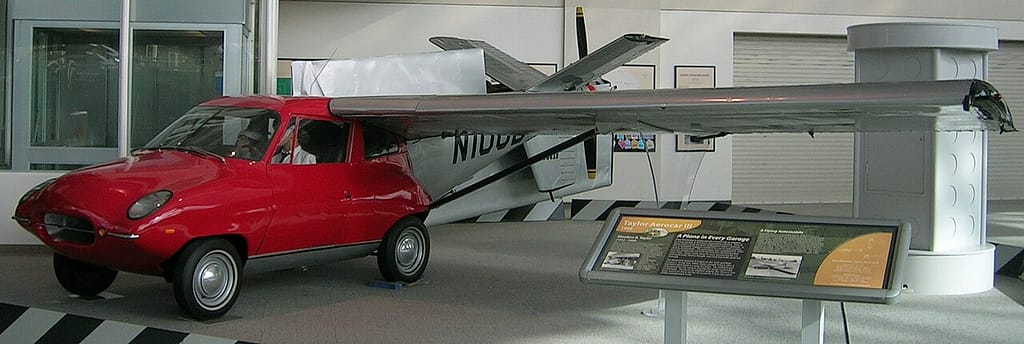 A Taylor Aerocar with its wings and tail attached, ready to fly