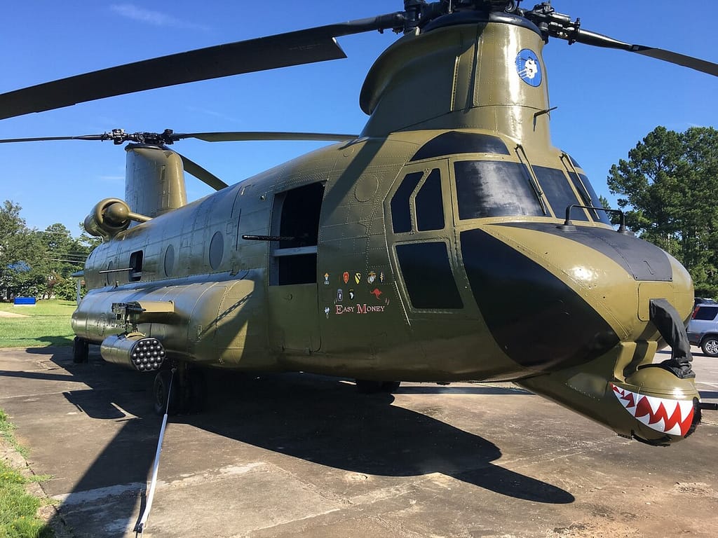ACH-47A Easy Money, the surviving Guns A Go-Go Chinook gunship