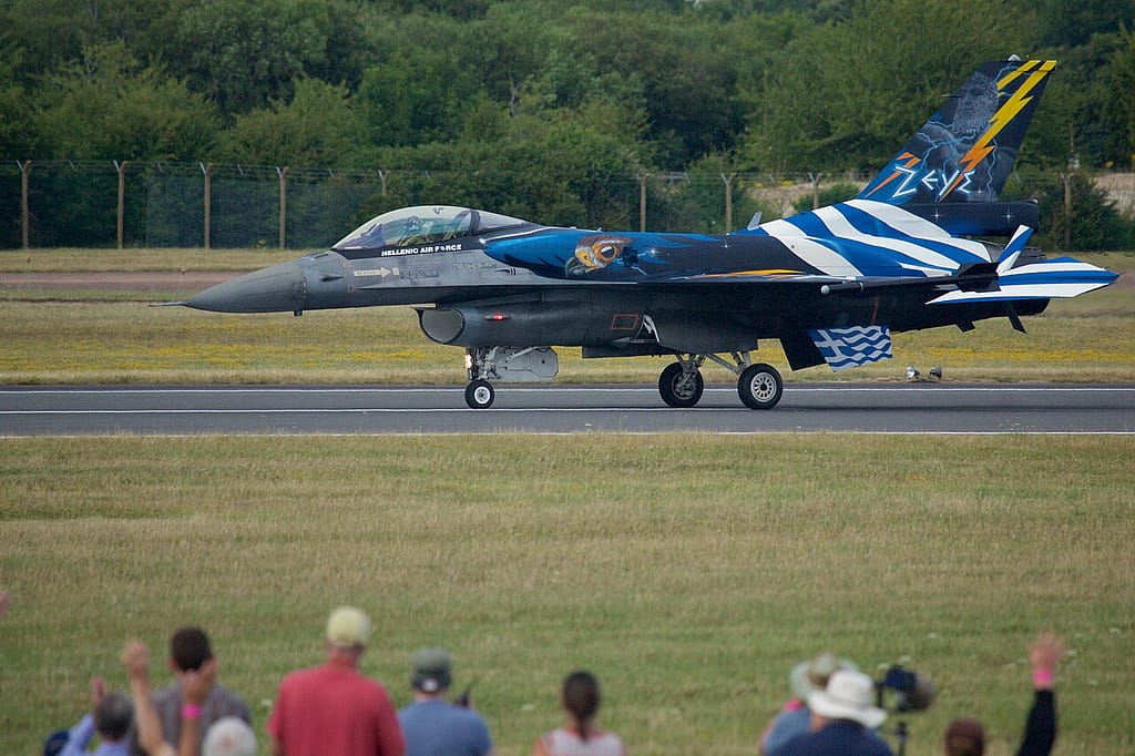 A Hellenic Air Force F-16 Fighting Falcon