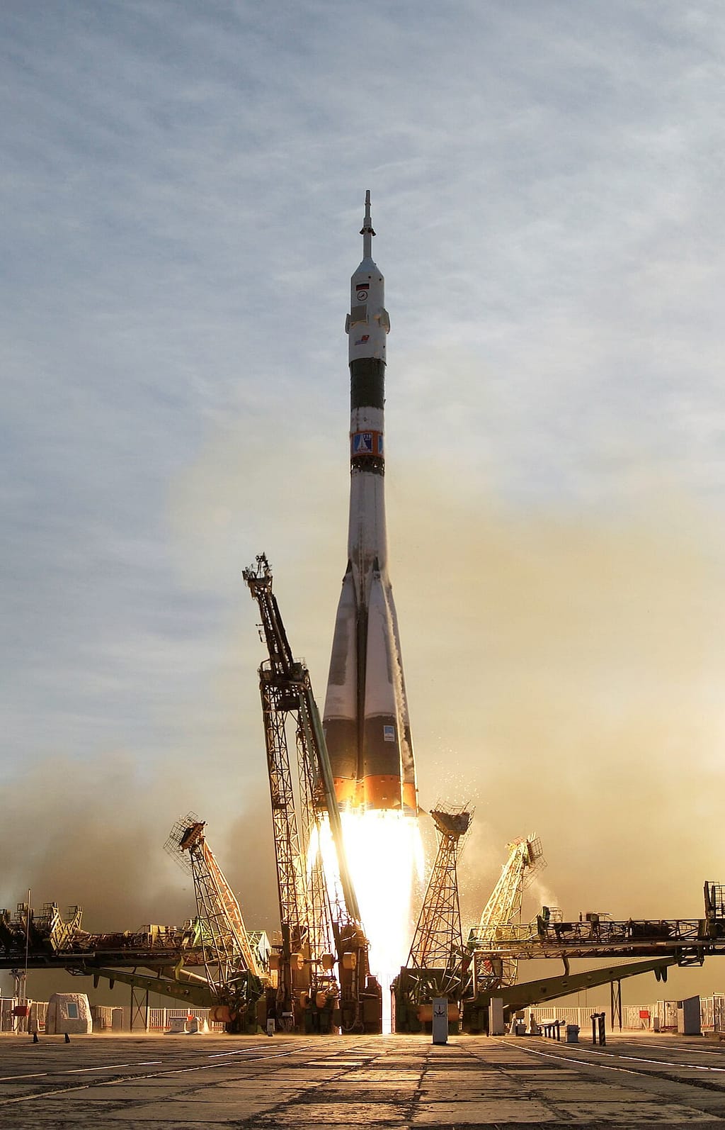 A Soyuz rocket of the family built at Samara