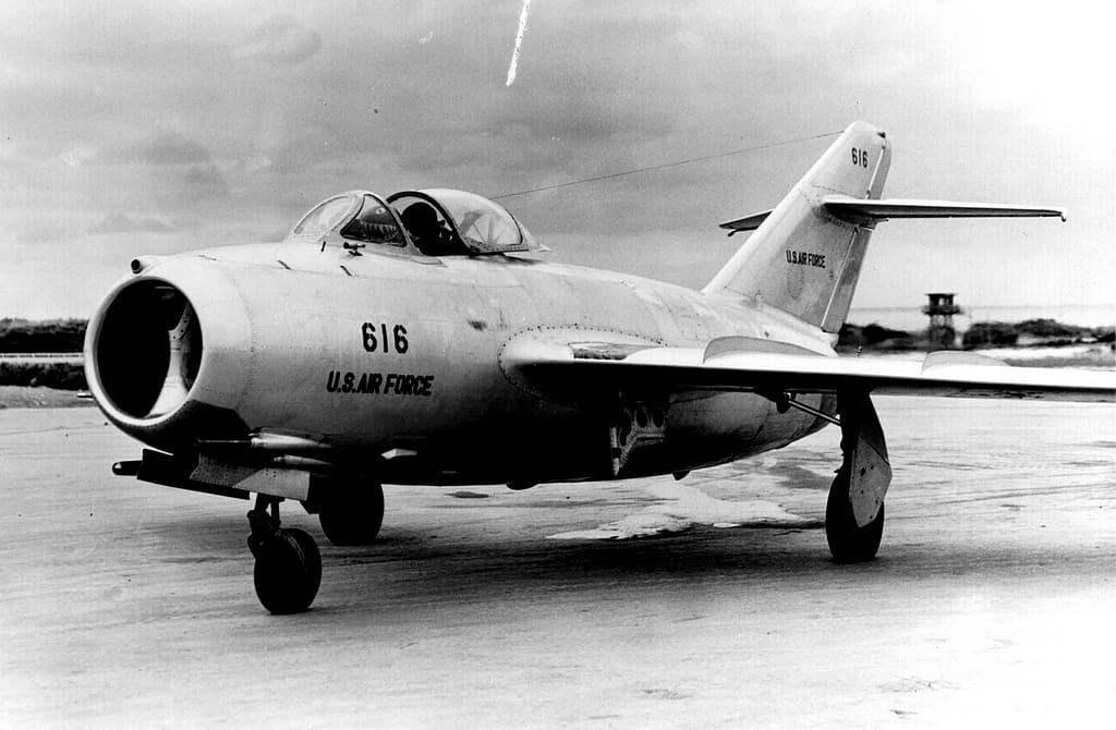 No Kum-Sok MiG-15 in USAF markings