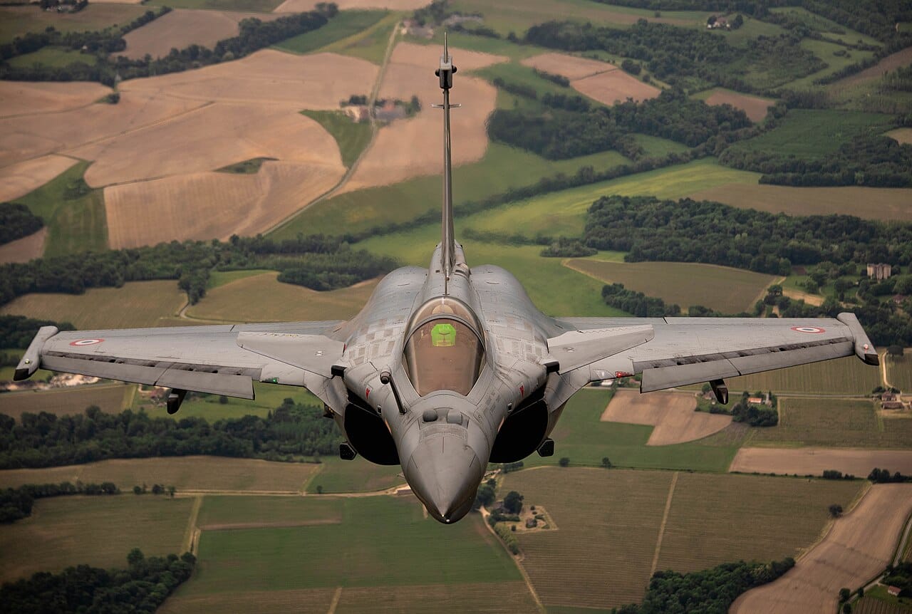 French Air Force Rafale A French Air Force Dassault Rafale of the Gascogne squadron in flight