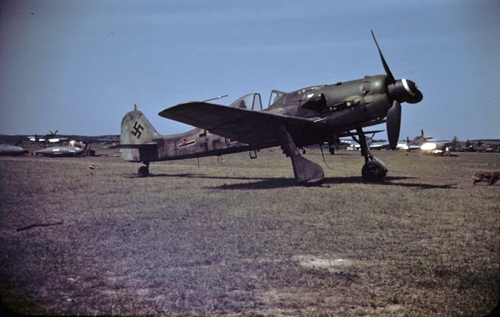 A Focke-Wulf Fw 190 D-9, a main attacker type in Operation Bodenplatte