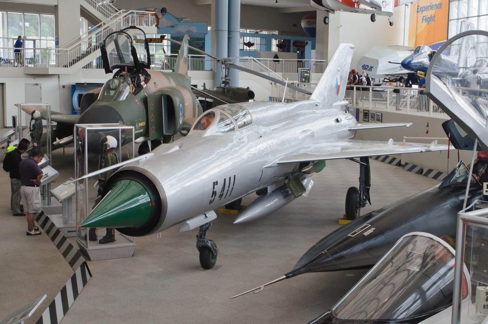 Czechoslovak MiG-21 Fishbed on display