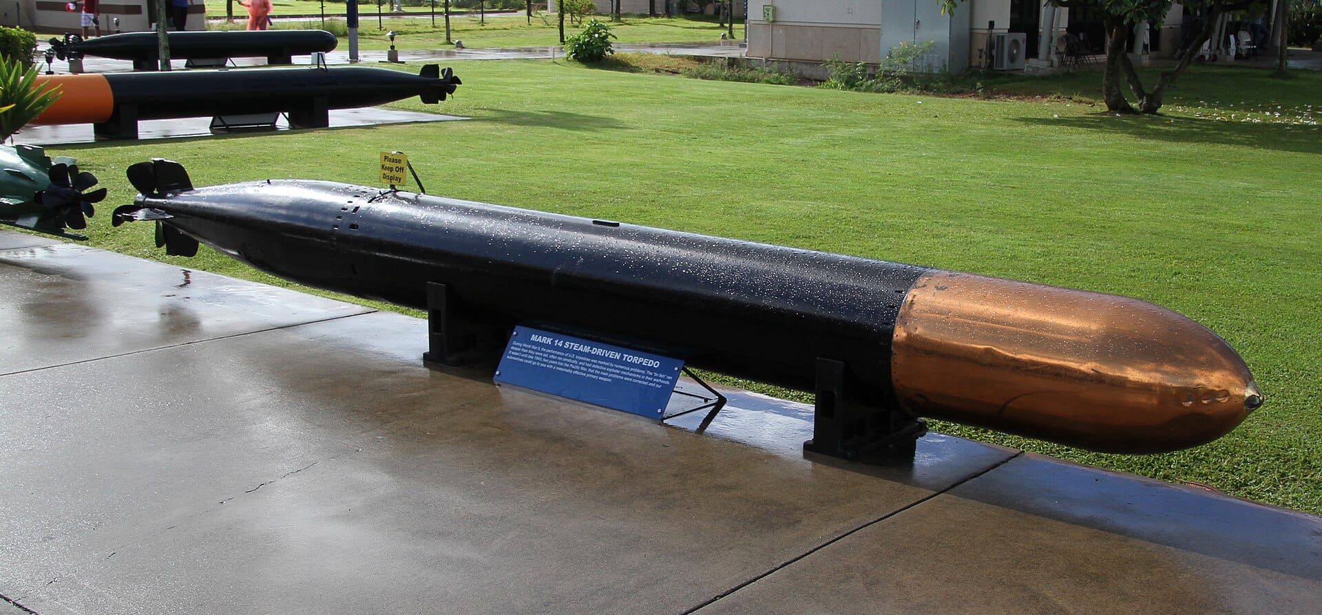 A US Navy Mark 14 torpedo