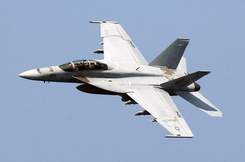 An F/A-18 Super Hornet