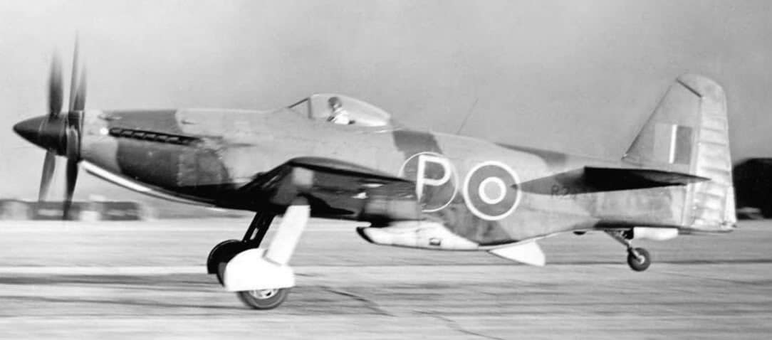 The sole Martin-Baker MB 5 prototype, R2496