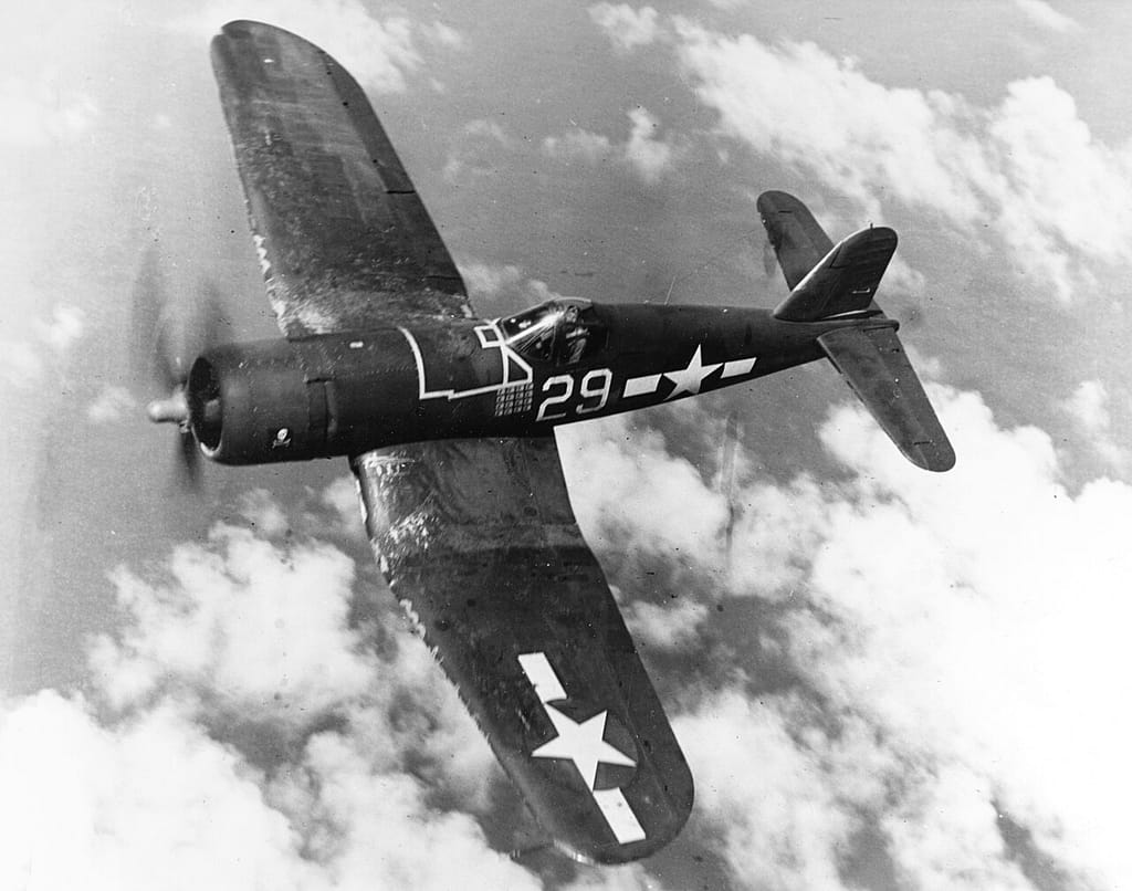 F4U Corsair in flight