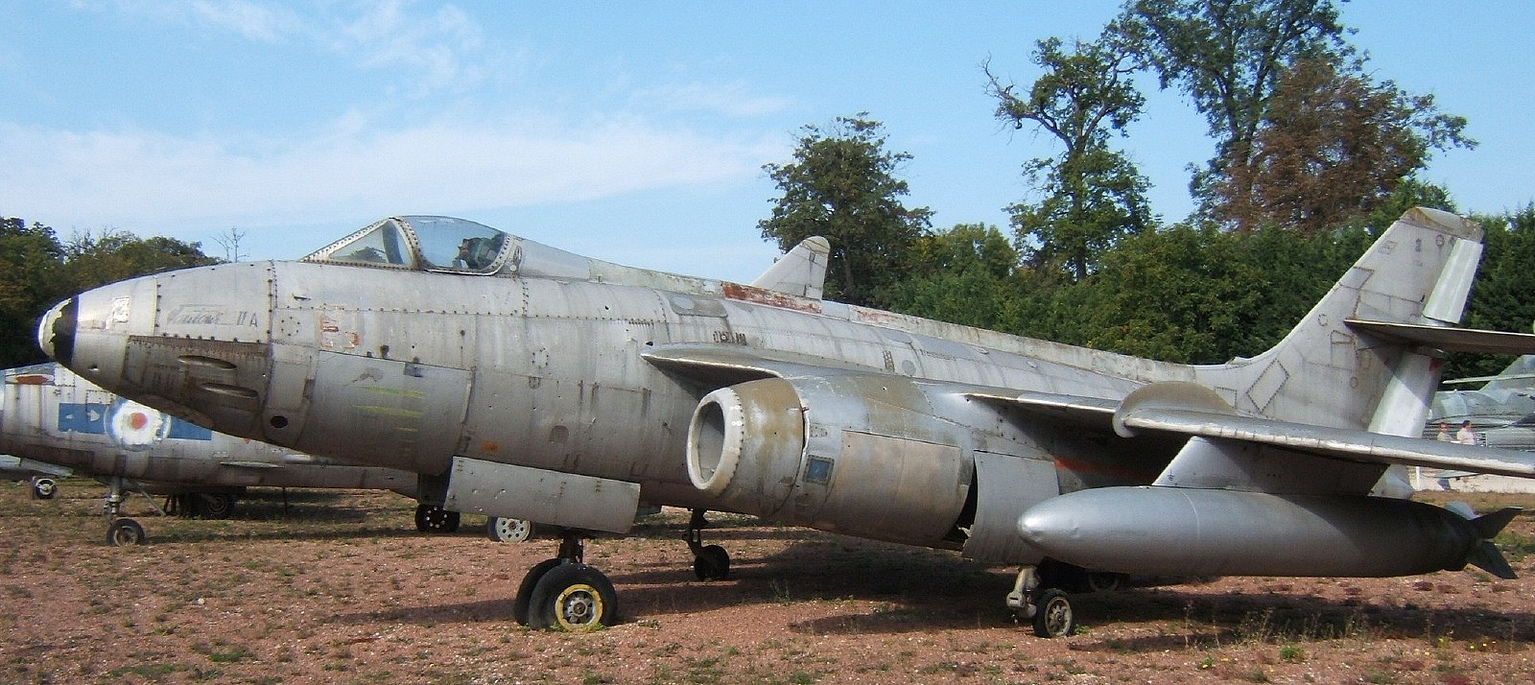 Sud Aviation Vautour IIA single-seat ground-attack aircraft. Photo: Groumfy69 / Wikimedia Commons, public domain.