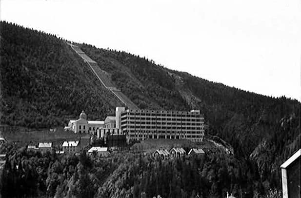 The Vemork hydroelectric plant in Norway, 1935