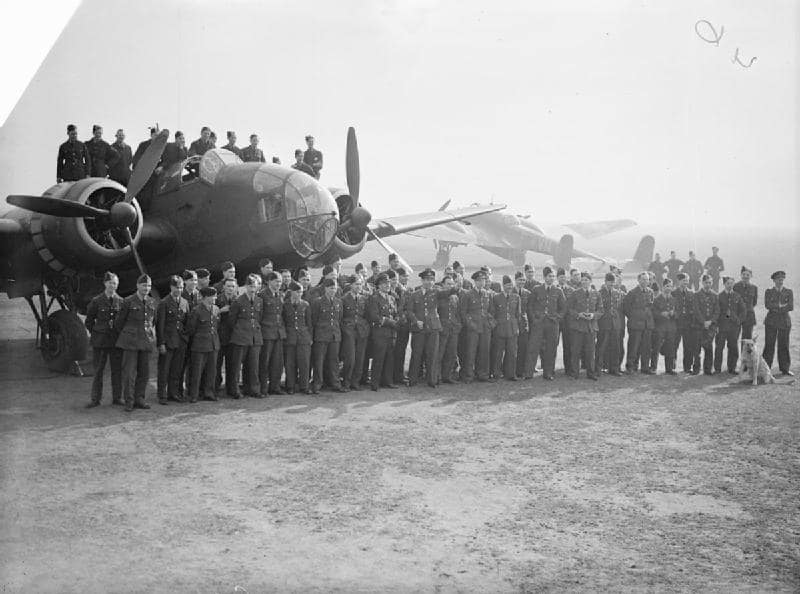 A Handley Page Hampden of RAF Bomber Command