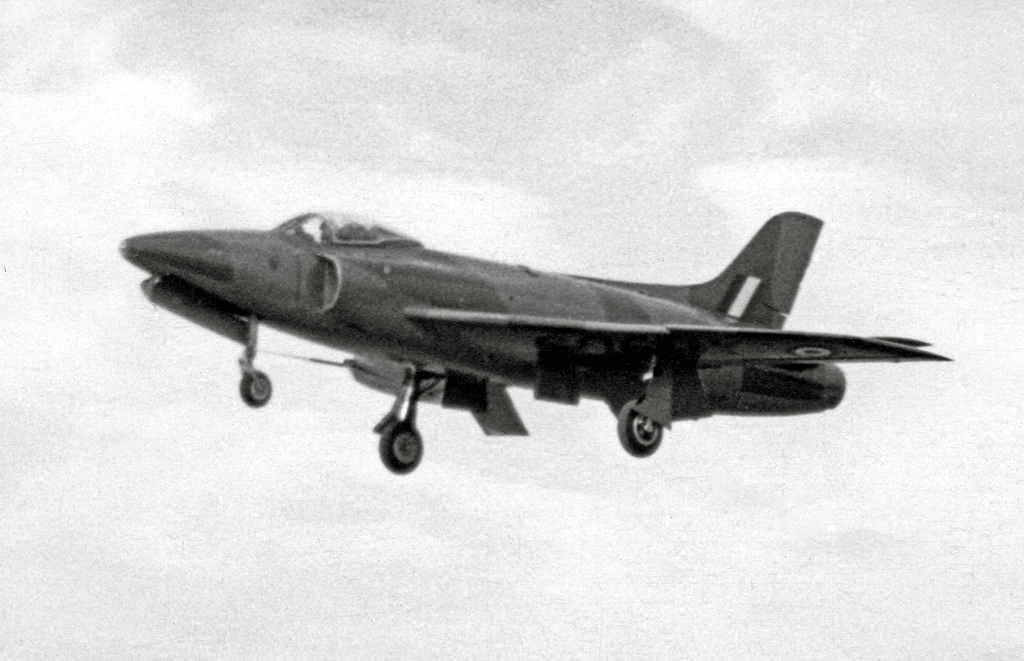 Supermarine Swift FR.5 XD905 at Farnborough, 1955