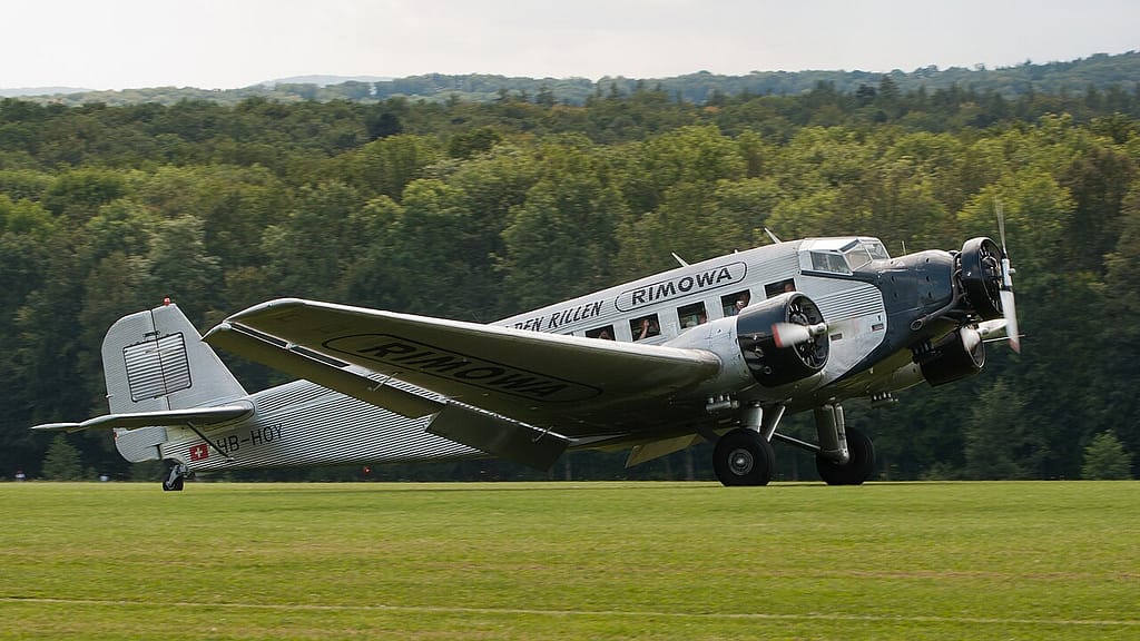A Ju-Air Ju 52 of the Swiss fleet