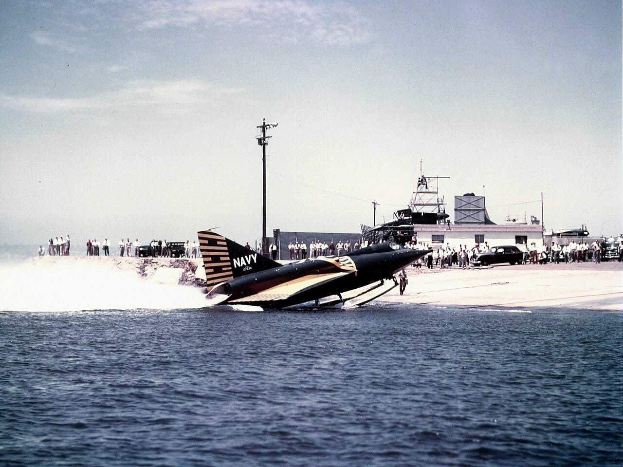 The Convair Sea Dart, the jet fighter that flew off the water on hydro-skis