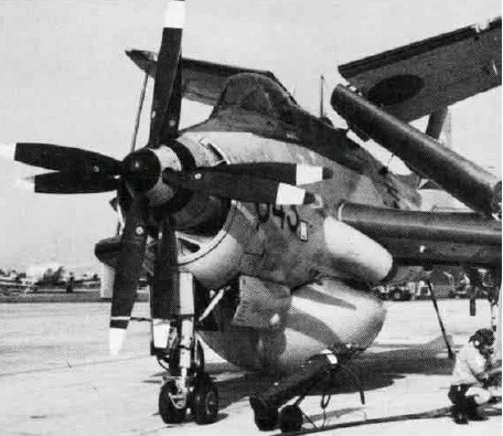 Fairey Gannet AEW.3 with wings folded. Photo: US Navy, public domain.