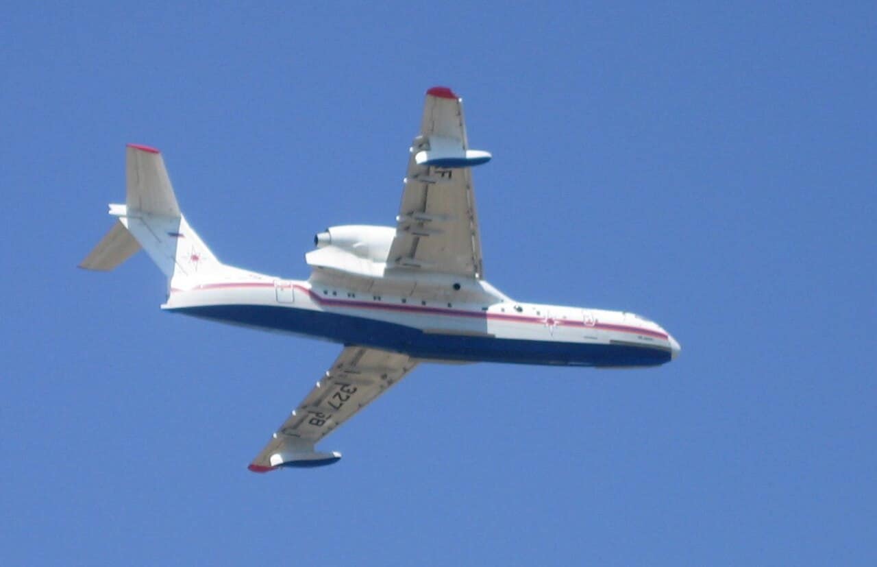 Be-200 Altair: Amphibious Water Bomber Jet