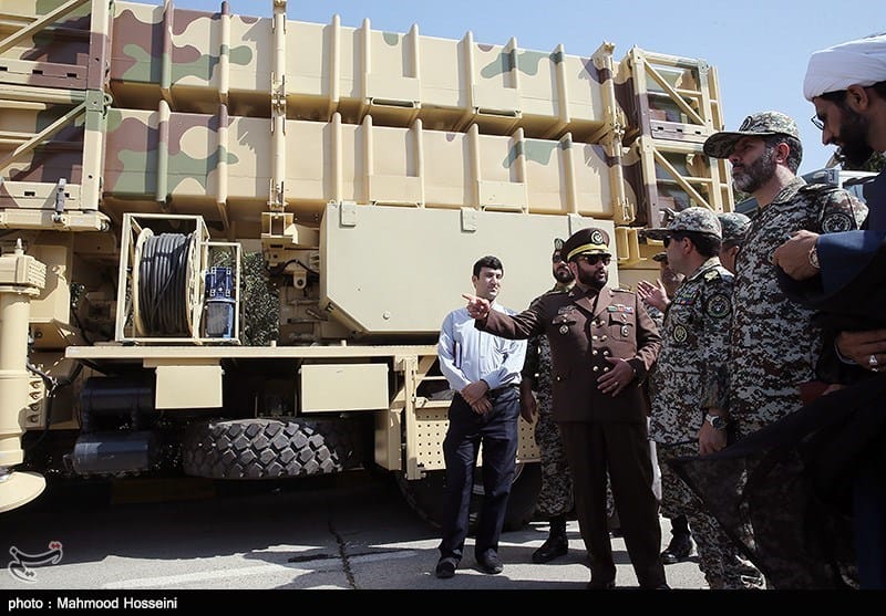 Iranian Talash air defense system on mobile launcher