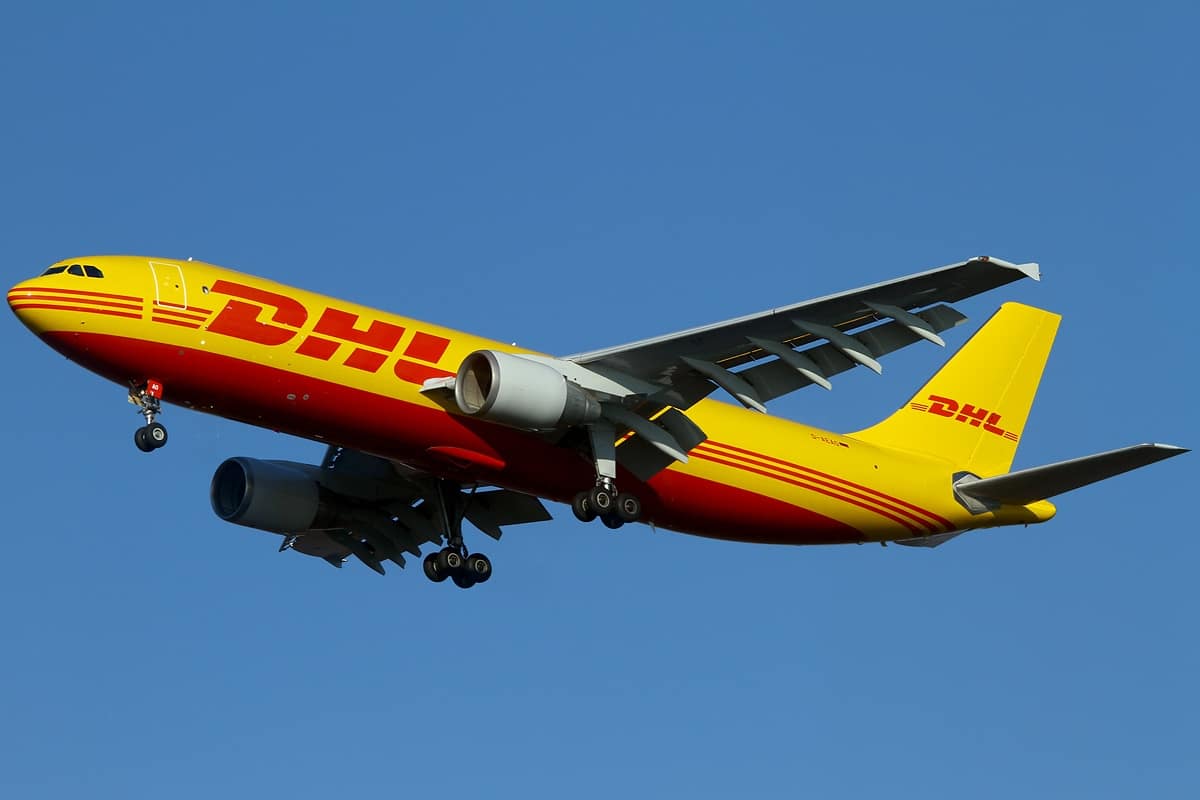 A DHL European Air Transport Airbus A300 freighter, the operator and type involved in the Baghdad attack