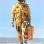 Space suit used by the crew of the SR-71.