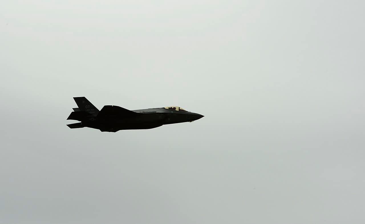 F-35 Lightning II fifth-generation stealth fighter at Hill Air Force Base, Utah