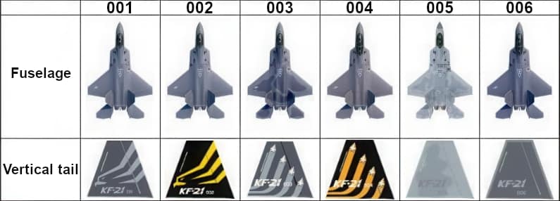 First production KF-21 Boramae at rollout ceremony, Sacheon, South Korea